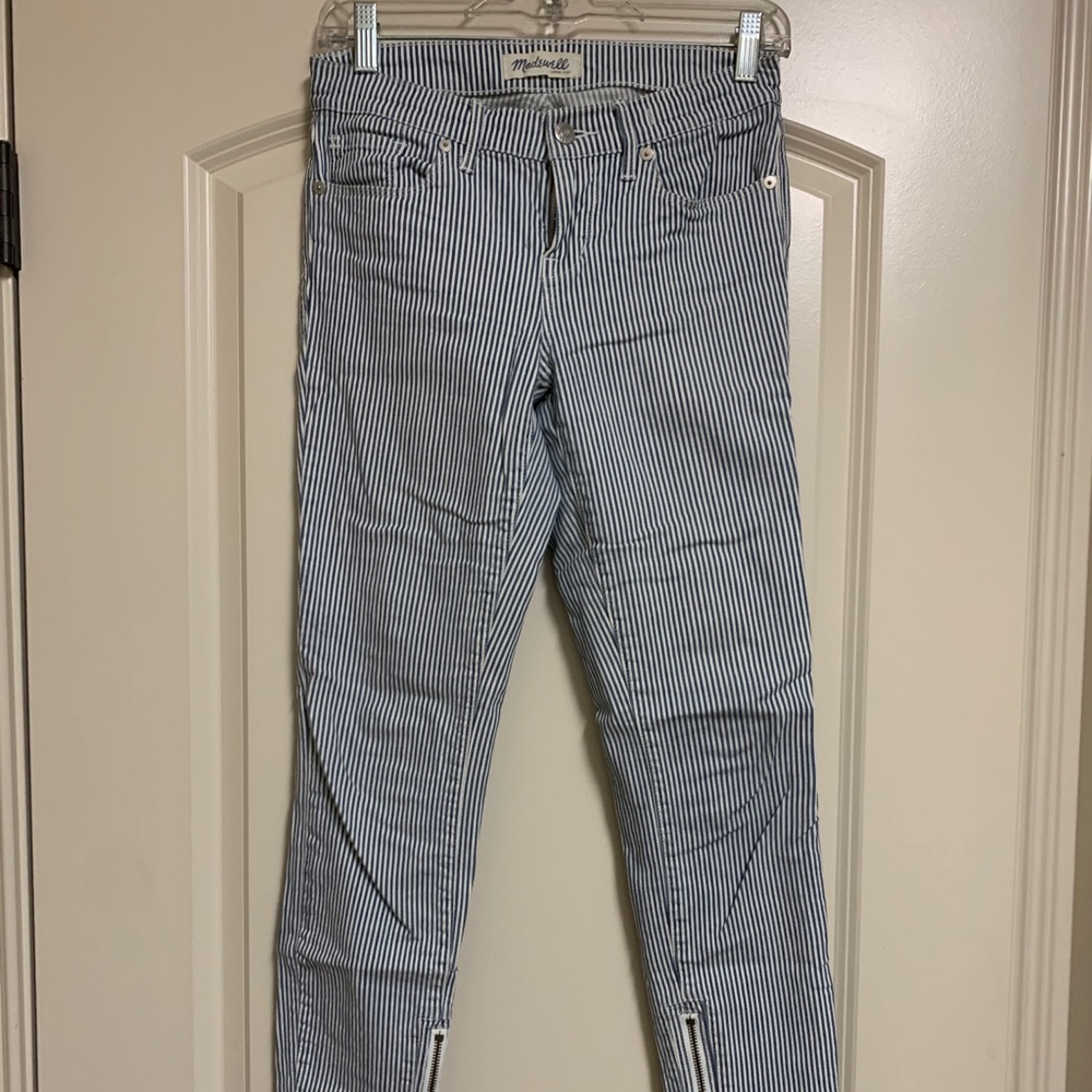 Pinstripe Madewell Pants